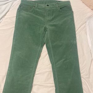 Immaculate Apple green Ralph Lauren Corduroy. 34 x 34. Slim straight fit